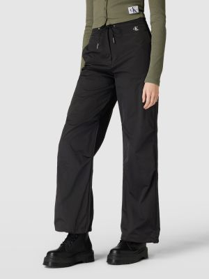 Spodnie cargo Calvin Klein Jeans czarne