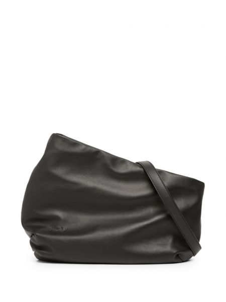 Asymmetrische leder schultertasche Marsèll schwarz