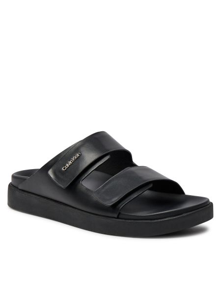 Sandales sans talon Calvin Klein noir