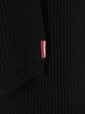 Bonnet en tricot Dsquared2 noir