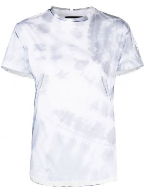 Памучна тениска с принт с tie-dye ефект Fabiana Filippi