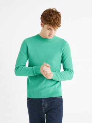 Пуловер Celio зелено