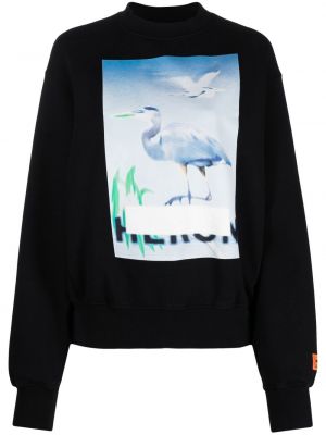 Sweatshirt aus baumwoll Heron Preston schwarz
