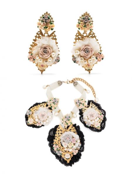 Обеци на цветя Dolce & Gabbana Pre-owned