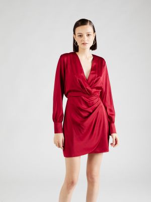 Mini šaty Abercrombie & Fitch červená