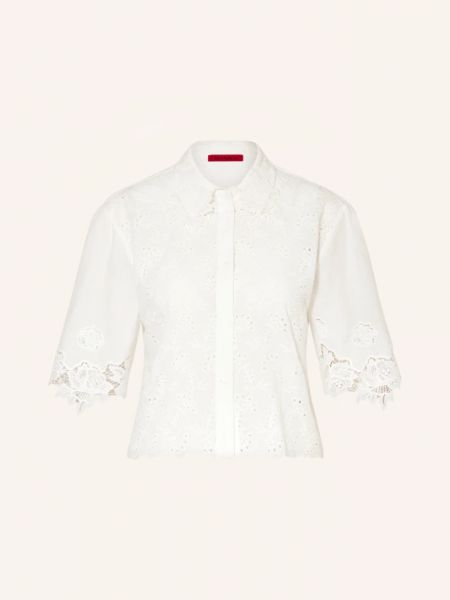 Кружевная блузка Max & Co. белая