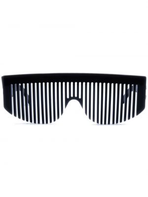 Oversize слънчеви очила Chanel Pre-owned черно