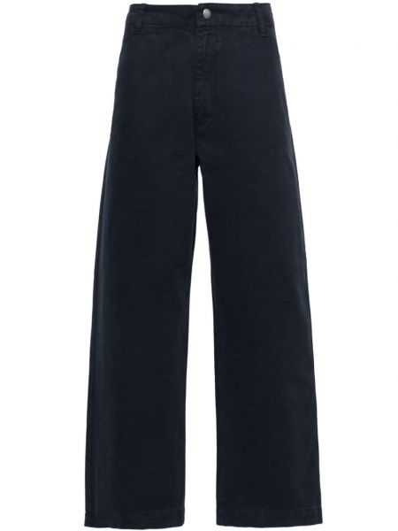 Pantalon en coton Emporio Armani bleu