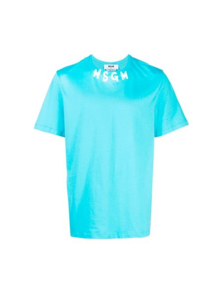 T-shirt Msgm blau