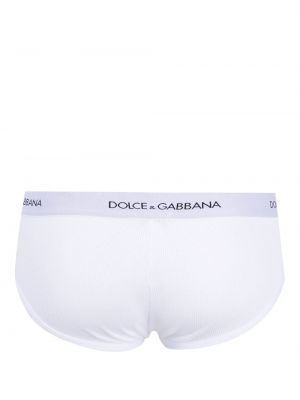 Slips en tricot Dolce & Gabbana blanc