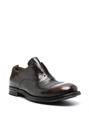 Chaussures oxford en cuir Officine Creative marron