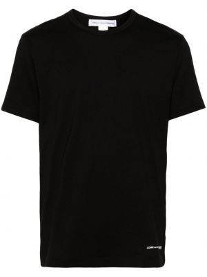 Pamut póló nyomtatás Comme Des Garçons Shirt fekete