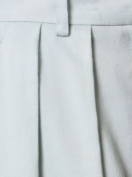 Pantalones cortos de lino The Andamane azul