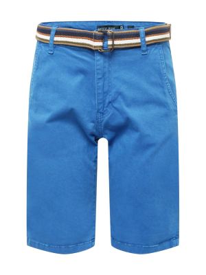 Chinos nohavice Indicode Jeans modrá