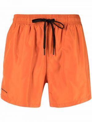 Brodert shorts Tagliatore oransje