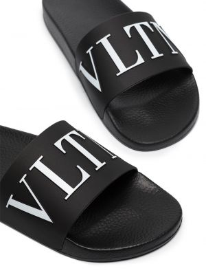Sandale mit print Valentino Garavani schwarz