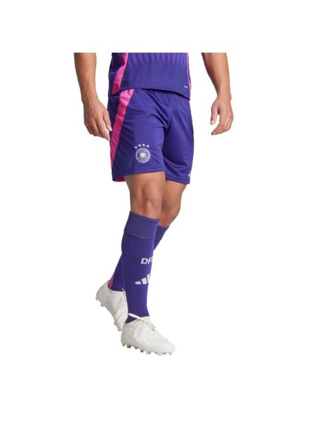 Shorts en coton Adidas violet