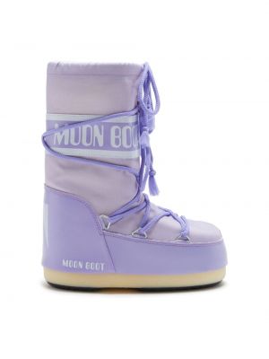 Lumisaappaat tytöille Moon Boot Kids violetti