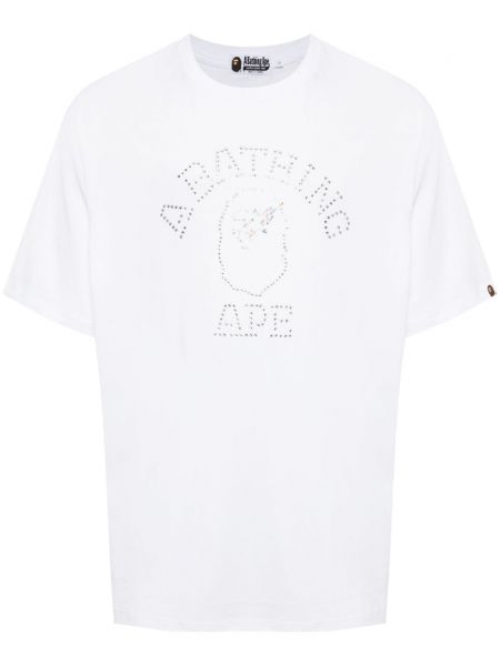 Тениска A Bathing Ape® бяло