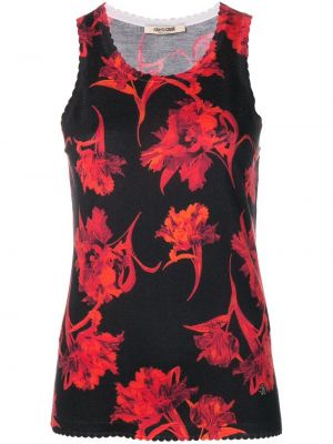 Tank top med print Roberto Cavalli svart