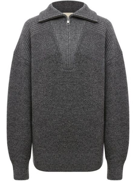 Шерстяной пуловер Isabel Marant серый