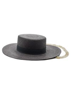Czarny kapelusz Max Mara
