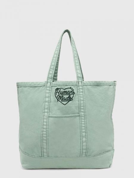 Τσάντα shopper Human Made πράσινο
