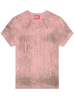 T-shirt Diesel pink