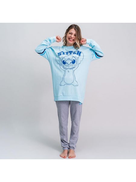 Jersey pizsama Stitch szürke