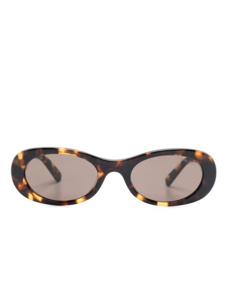 Silmälasit Miu Miu Eyewear ruskea