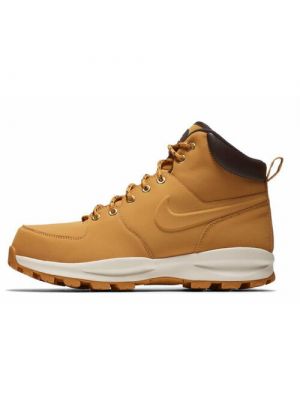Кожаные зимние ботинки Nike коричневые