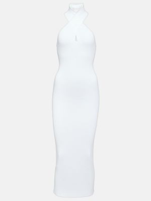 Midi haljina Alaã¯a bijela