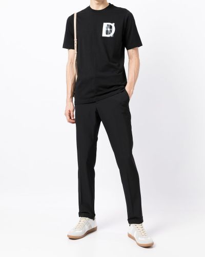 Camiseta con estampado Dunhill negro