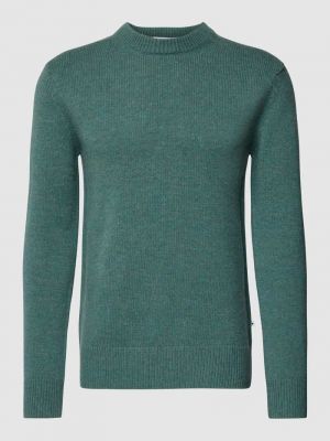 Dzianinowy sweter Minimum zielony