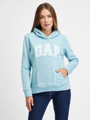 Bluza z kapturem Gap niebieska