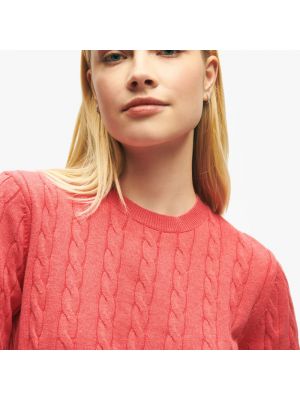 Sweter z okrągłym dekoltem Brooks Brothers czerwony