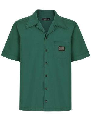 Košile Dolce & Gabbana zelená