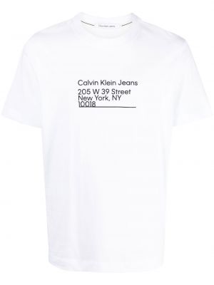 T-shirt Calvin Klein vit