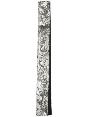 Sciarpa con paillettes Dolce & Gabbana argento