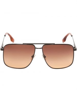 Spalvų gradiento rašto akiniai nuo saulės Victoria Beckham ruda