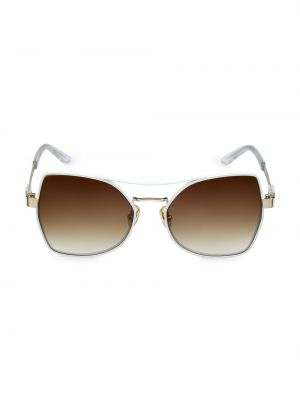 Солнцезащитные очки Stoic в шестиугольной оправе 56 мм Coco and Breezy белый