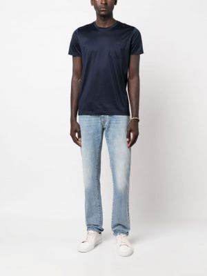 Slim fit skinny jeans mit stickerei Moorer