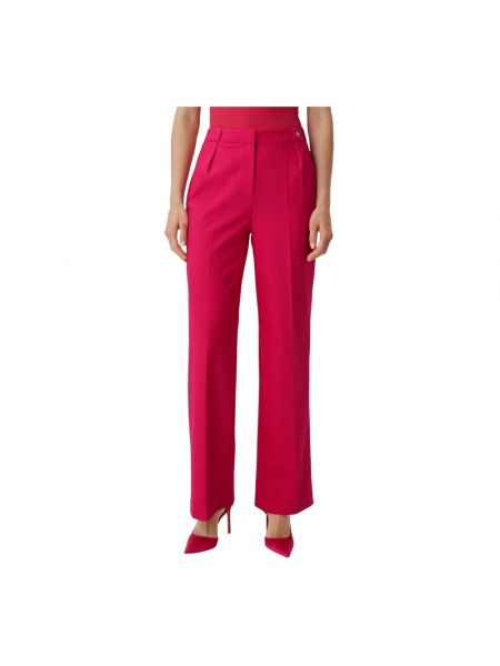 Pantalones bootcut Comma rosa