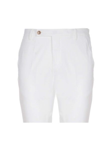 Pantalones cortos de nailon con bolsillos Entre Amis blanco
