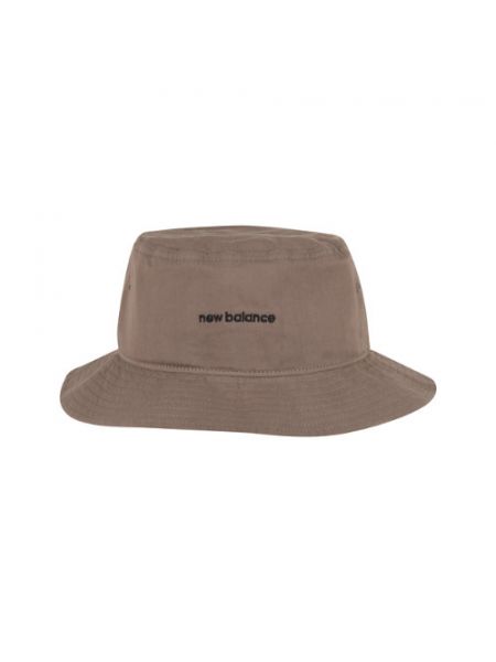 Chapeau en coton New Balance marron