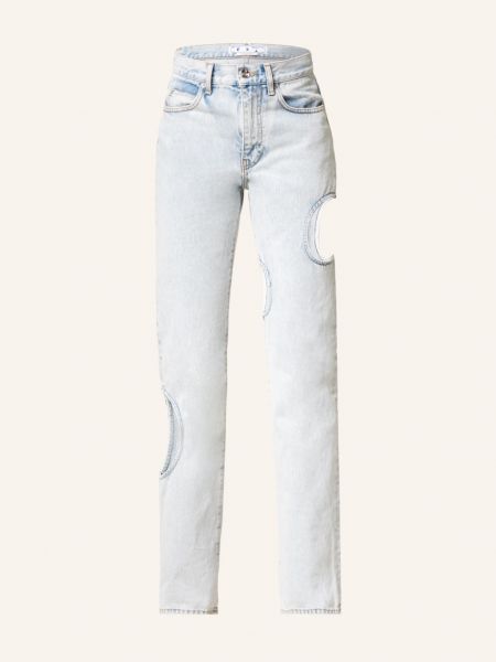 Proste jeansy Off-white białe