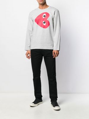 Herzmuster sweatshirt mit print Comme Des Garçons Play