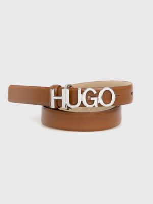 Кожаный ремень Hugo коричневый
