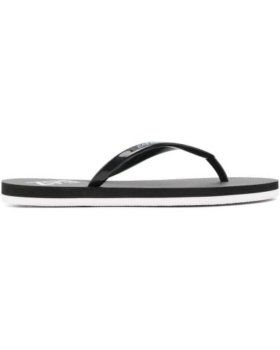 Trykt flip-flops Ea7 Emporio Armani svart