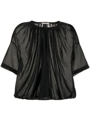 Prozorna majica Comme Des Garçons črna